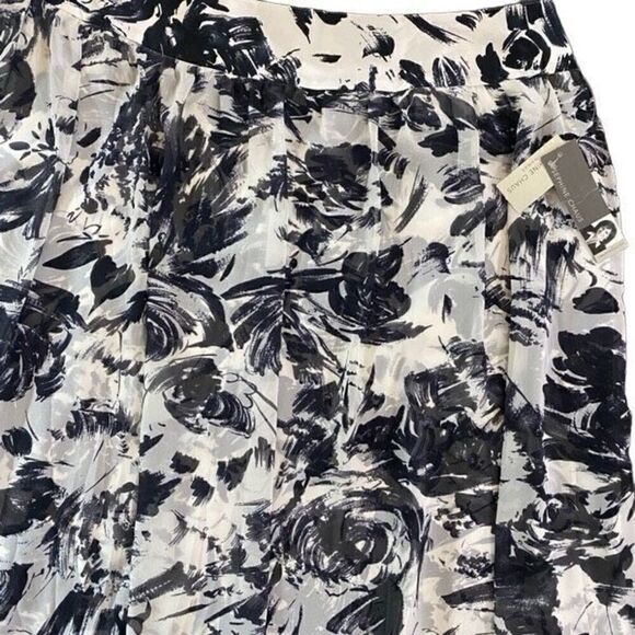 josephine chaus NEW black and white size 22W lined short skirt color true milk v - Picture 2 of 8